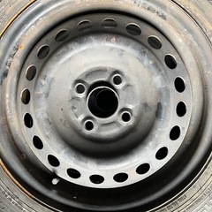 185/60R15 ホイールカバー付きホイール＆サマータイヤ
の画像