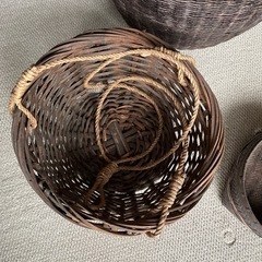 味わい深い竹の籠
の画像