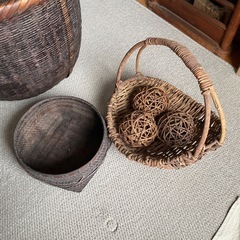 味わい深い竹の籠
の画像