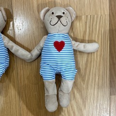 クマのぬいぐるみ2つセット　IKEA イケアの画像