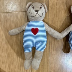 クマのぬいぐるみ2つセット　IKEA イケアの画像
