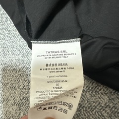 タトラス　メンズTシャツ　黒の画像