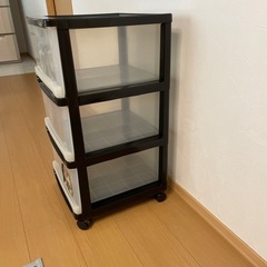 押入れ収納★3段チェストの画像