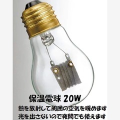 ミニマルランド 保温電球 カバー付 20Wの画像