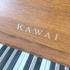 【引取/近隣配送可】KAWAI ピアリーナ S-205 電気ピアノ アップライト型 木目調 レトロ カワイ 日本製 88鍵 動作確認済の画像