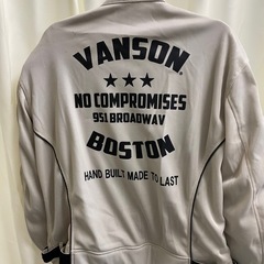 バンソン　VANSON メッシュジャケット　中古　胸以外プロテクター付きの画像