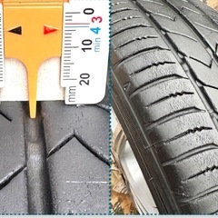 「2」　155/65R14 タイヤホイール　1本の画像
