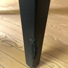 黒テーブル・ブラウンイスセットの画像
