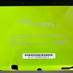 【美品】New Nintendo 3DS LL ライムグリーン ポケモンソフトつき付きの画像