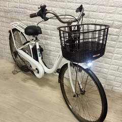 ⭐️美品⭐️室内保管⭐️バッテリー最高レベル8.7Ah✨　ヤマハパス✨電動自転車121の画像