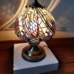 未使用品　ステンドグラス風ライトの画像