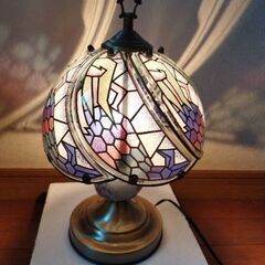 未使用品　ステンドグラス風ライトの画像