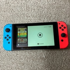 Nintendo Switch 本体 ネオンカラー Joy-Con ドック 充電器 ストラップ　ケース付きの画像