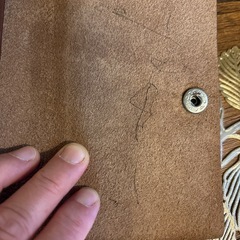 本革手帳ファイルの画像