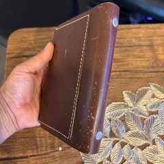 本革手帳ファイルの画像