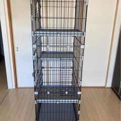 猫　キャット　ゲージ　3段の画像
