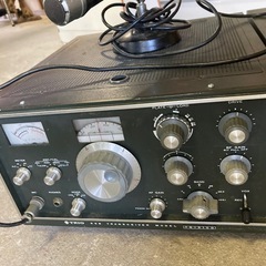 TRIO トリオ SSBトランシーバー TS-510D  電源スピーカーユニット 動作未確認  接続ケーブル付き 「中古品」の画像