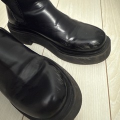 H &M センターゴアブーツ　チャンキーヘルシーブーツ　38の画像