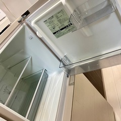 ツインバード　ノンフロン　2ドア冷凍冷蔵庫の画像