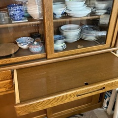 食器棚　木製　の画像