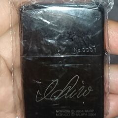 値下げ イチロー zippo 2004 No.0001 レア 開封の画像