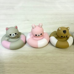 浮き輪でぷかぷか ぷかぷかアニマルうきわ 5点セット すくい人形の画像