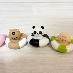 浮き輪でぷかぷか ぷかぷかアニマルうきわ 5点セット すくい人形の画像