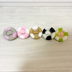 浮き輪でぷかぷか ぷかぷかアニマルうきわ 5点セット すくい人形の画像