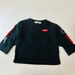 【２点セット・まとめ売り・完売品】X-girl ジャンスカ＆ロンT 80の画像