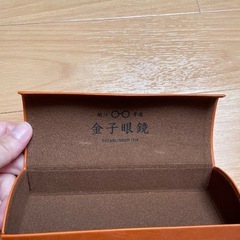 金子眼鏡メガネケース の画像