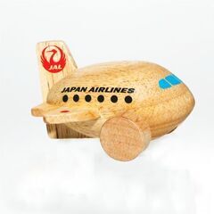 開封済ノベルティグッズ「日本航空　木製飛行機」の画像