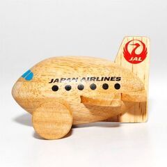 開封済ノベルティグッズ「日本航空　木製飛行機」の画像