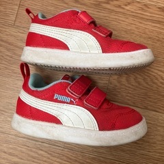 PUMA プーマ ベビーシューズ ピンク 14cmの画像