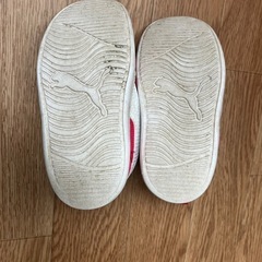 PUMA プーマ ベビーシューズ ピンク 14cmの画像