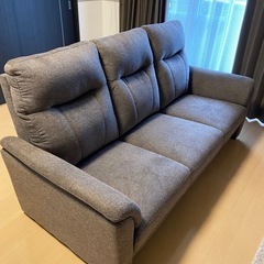 ニトリ　３人掛けソファの画像