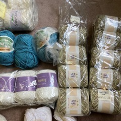 引取先決まりました）毛糸　手編み用の画像