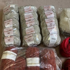 引取先決まりました）毛糸　手編み用の画像