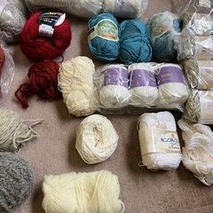 引取先決まりました）毛糸　手編み用の画像