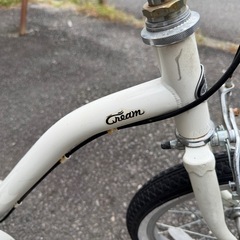 幼児車16インチ補助輪つき付きの画像