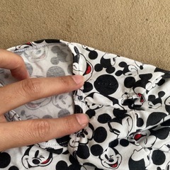 ヒートテック　黒＆ミッキーマウス　100の画像