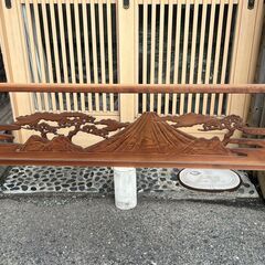 欄間　1組（昭和初期の日本家屋和室で使用）★引取り期限　10月30日〆切の画像