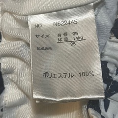 水着 キッズ 95センチの画像