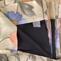 遮光カーテン　腰高窓用　花柄②の画像