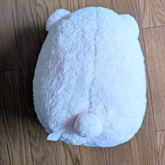すみっコぐらし　しろくま　一番くじ　おやすみっこぬいぐるみの画像