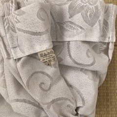 レースカーテン　腰高窓用　花柄の画像