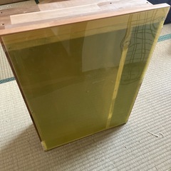 扉付き　棚の画像