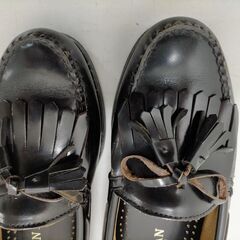 コールハーン COLEHAAN タッセルローファー 26.0ｃｍ メンズ 革靴  ブラック ビジネスシューズ カジュアル兼用　251021-2Aの画像