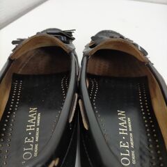 コールハーン COLEHAAN タッセルローファー 26.0ｃｍ メンズ 革靴  ブラック ビジネスシューズ カジュアル兼用　251021-2Aの画像