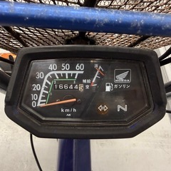ホンダ シャリィ CF50 3速リターン 16644km 角目12V エンジン実働 72ccボアップ 書類あり 【動画あり】 原付 シャリー Chaly 本田 HONDAの画像