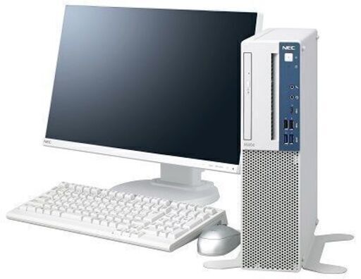 [一台取引終了]高品質8世代Intel 正規Windows11Pro M.2-SSD256GB/RAM8GB/M.2内蔵Wifi/Bluetooth。法人採用堅牢上級クラススリムデスクトップPC。USB Type-C/DPx2+VGA/DVD/ NEC Mate MB MKL36 残1(2025/10/24)